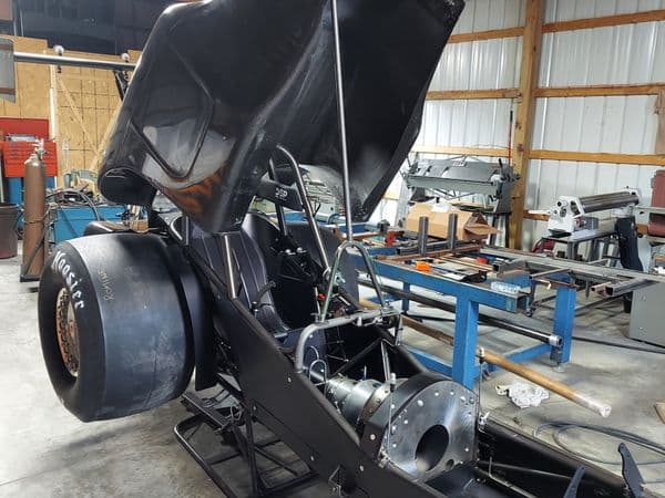 Aluminum tank during fabrication process